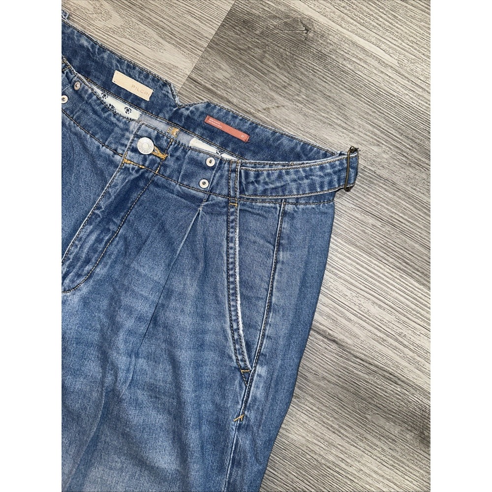 Pilcro Wide Leg Jeans Light Wash‎ High Rise Denim Size 27 - Picture 4 of 9